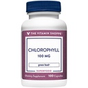 비타민 Shoppe Chlorophyll 100mg - 천연 식품 보충, Immune 시스템 및 에너지 생산, 'Natural Deodorant' (100 캡슐)