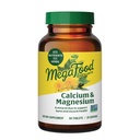 MegaFood 칼슘 마그네슘 보충 - 뼈 건강 및 심장 건강 지원 - 여성과 남성을위한 마그네슘 칼슘 보충제 - Non-GMO - 60 정제 (20 서빙)