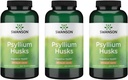 Swanson Psyllium Husk 규정식 섬유 보충 610 mg 300 캡슐 - (3 팩)