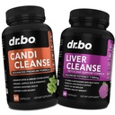 Candi Liver Cleanse 지원 보충교재 - 여성 & 남자를 위한 균형 제어 Probiotic Complex Cleanser - 구두 초본 Oregano & Caprylic 산성 캡슐, Gallbladder 배려 캡슐 & 우유 이틀 Dandelion