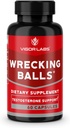 Vigor Labs Wrecking Balls (60 캡슐), 지원 당신의 몸에 의해 필수 남성 호르몬의 자연 생산 풀러 드라이브, 남성 활력, 증가 체력을 지원. (미국)