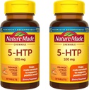Nature Made Chewable 5HTP 100mg, 5-HTP 무드 지원 보충교재, 30 5 HTP Chewable 정제, 30 일 공급 (2의 포장)