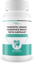 Probiotics 밝은 치아 캡슐 - 우리의 최고의 치과 Probiotics 백색 치아 지원 - 치과 Probiotics 밝은 희게 치아 Mousse 대체 캡슐 - Teeth Probiotics