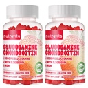 Nutravita Glucosamine Chondroitin Gummies MSM 및 Elderberry Extra Strength - 공동 지원, 성인, 남성 및 여성을위한 산화 면역 보조 면역 지원 보충교재. 120 딸기 Chews