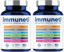 Immuneti - 고급 면역 방어, 비타민 C의 6-in-1 강력한 혼합, 비타민 D3, 아연, Elderberry, 마늘 전구, Echinacea - 2 팩 - 전반적인 건강을 지원