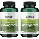 Swanson Ashwagandha 분말 보충교재 - 긴장 기복 & 에너지를 승진시키기 위하여 Ashwagandha 뿌리로 - 자연적인 웰니스 (100 캡슐, 450mg 각각)를 위한 Ayurvedic 보충교재 2 팩