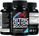 추가 강도 질소 산화물 보충교재 3X 힘 L 아르기닌, Citrulline Malate, AAKG, Beta Alanine - 우수한 근육 지원 Nitric 승압기 - 자연적인 에너지 & 심장 건강 지원 - 60의 캡슐