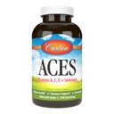 Carlson - ACES, 비타민 A, C, E + 셀렌, 세포 건강 & 면역 지원, 산화 방지제, 300 Softgels