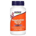 지금 식품 보충제, Phosphatidyl Serine 100 mg Soy Lecithin, 60 Veg 캡슐에서 파생 된 Phospholipid 화합물