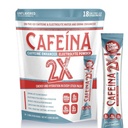 CAFEINA 2X - 200mg 카페인과 전자 주입 분말 스틱 팩 (18 개)