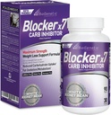 BioGenetic Labs Carb Blocker X7 - White Kidney Bean Cheat Pill - Keto-Friendly - 여성과 남성을위한 Carb Blocker 알약 - 이상적인 신체 무게 (90 캡슐)를 유지하기 위해 Appetite Suppressant