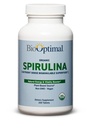 BioOptimal 유기 Spirulina 정제 - 유기, 비 GMO, 첨가제 또는 필러 없음 - 비타민, 미네랄 및 산화 방지제 (240 정제)와 500mg 프리미엄 품질 규정 식 보충교재