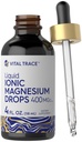 Carlyle Ionic Magnesium Liquid Complex | 400mg | 4 fl oz | 채식 드롭 | Non-GMO 및 글루텐 무료 보충 | 바이탈 트레이스