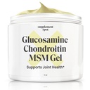 Glucosamine Chondroitin MSM Gel (4 oz) - Glucosamine, Chondroitin, MSM 및 Bromelain과 여성 및 남성 (90 일 공급)