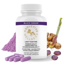 Addictive Wellness Black Ginger 캡슐 450mg, Kaempferia Parviflora 보충 에너지, 대사, 내구시간 및 성과, 남자를 위한 타이어 까만 Ginger, Vegan & Paleo, 100 조사