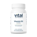 Vital Nutrients 비타민 D 10000 IU | 비타민 D3 보충 | 건강한 뼈, 치아, 근육   셀룰러 및 면역 기능 | 칼슘 흡수 | 글루텐, 낙농장 및 콩 무료 | 60 캡슐
