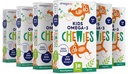 Omega 3 Gummies - Ultra-High DHA Chewable Gel Gummy - Kids Supports Brain & Eye Health - 설탕 무료 천연 과일 맛 - Kids Omega 3 Fish Oil Gummies (6 팩)