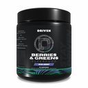 Driven B&G Berries & Greens Superfood Powder, 30 서빙 - Probiotics & Digestive Enzymes를 가진 유기 식물 기반 공식 - 회복, 건강한 소화 및 면역 기능 지원