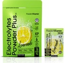 PowderVitamin Electrolytes Powder Plus, Keto, Lemonade, Sugar Free, Pink Himalayan Salt, 1000mg 칼륨, 120mg 칼슘, 120mg 마그네슘, 비 GMO, Zero Calories, (16 히드라 션 패킷)