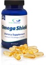 의사의 장점 오메가 방패 보충 - 60 Softgels, 30 일 공급 - 프리미엄 Mercury-Free Triglyceride 오메가 3 최적의 심장 및 눈 건강을위한 물고기 오일