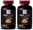 천연 에너지 리프트 - Muira PUAMA BARK 추출물 - 라이프 스타일 지원, 식물 기반 강도, 허브 드라이브, 일일 활력, 탄력 부스트, 균형 에너지, 성능 힘 2 병 120 캡슐