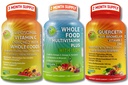 SUPPLEMENTS STUDIO Vegan Immune, 에너지 및 전체 바디 지원 번들 – 철 + Liposomal 비타민 C 1500mg + Bromelain, 아연 및 비타민 C를 가진 Quercetin를 가진 Vegan 전체적인 음식 Multivitamin – 비 GMO