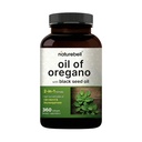 NatureBell Oregano Oil with Black Seed Oil, 360 Softgels | 면역 건강에 대한 360 일 공급 필수 오일 | 높은 집중된 Carvacrol 및 Thymoquinone을 포함합니다 – Non-GMO