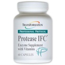 좋은 건강 효소 Protease IFC 효소 보충교재, 근육 & 피로를 위한 자연적인 지원, 높은 부유한 비타민 A와 더불어, E, C, 아연, & 셀렌, 비 GMO, 60의 캡슐에 넣기