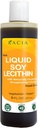Kacia Pure Soy Lecithin Liquid | Vegan Lecithin 8 oz | 벌거 벗은 상품 및 초콜릿을위한 천연 식품 등급 유화제 및 안정제 | Lecithin Soy Moisturize in Skin & Hair Cosmetics Creation