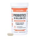 NatureWise Max Probiotics for Women & Men - Prebiotics와 30 억 CFU 18 Strains - Gut & Digestive Health - Delayed-Release 캡슐, 글루텐 무료 - 60 캡슐[2-달 공급]