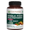 여성용 Pure Nutrition Whole Food Multivitamin | 90 Tabs | 1-A-Day | 100 % RDA | 24 Natural Vitamins and Minerals | 모든 천연 식물 기반 여성 멀티비타민 | 3 개월 공급