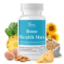 DR VITAMIN SOLUTIONS 뼈 건강 최대 - 비타민 D3, Bromelain 및 Ipriflavone과 고급 칼슘 및 마그네슘 보충 - 더 강한 뼈 및 관절 지원을위한 60 정제