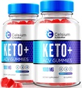 NutraRize (2 Celsium Keto + ACV 패키지 Gummies, 고급 공식 1000MG Apple Cider Vinegar, All-Natural Keto 공식, Celsium Dietary 보충교재, 리뷰 (120 Gummies)