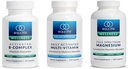 Equilife - 활성화 B Complex (60 ct.), 전체 스펙트럼 마그네슘 (180 ct.), 매일 활성화 멀티 비타민 (30 서빙)