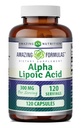놀라운 수식 알파 Lipoic 산 300 Mg 캡슐 보충교재 | Non-GMO | 글루텐 프리 | 미국제 (120)