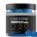 Generic Creatine Monohydrate Gummies-Creatine Gummies for Men & Women-Creatine Chews-Creatine Preworkout-Muscle 성장-Flavored Creatine-Sugar 무료-Vegan