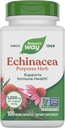 자연의 방법 Echinacea Purpurea 허브, 면역 지원 보충교재 *, 3 캡슐 서빙 당 1200 mg, 비 GMO 프로젝트 Verified, Vegan, 100 캡슐 (포장 May Vary)