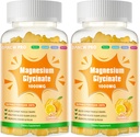 마그네슘 글리세린 Gummies 1000mg - 비타민 D, B6, Calm Mood & Sleep Support - 120 오렌지 Gummies를 가진 설탕 무료 마그네슘 칼륨 보충교재