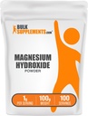 BulkSupplements.com 마그네슘 수산화물 분말 - 마그네슘 수산화물 보충 - 식품 등급 및 글루텐 무료, 서빙 당 1g, 100g (3.5 oz) (팩 1)