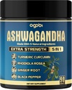 agobi Ashwagandha 보충교재 캡슐 - 3 달 공급을 위한 90의 조사