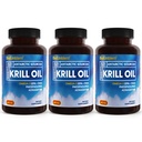 BioEmblem 3 팩 Antarctic Krill 오일 1000mg Softgels, EPA + DHA, Astaxanthin 및 Phospholipids, 지원 뇌 건강, 180-Count Non-GMO, 글루텐 무료, 90 일 공급