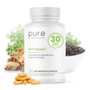 Pure TheraPro Rx Nrf2 Boost - 특허받은 Sulforaphane, Curcumin, Green Tea & Trans-Pterostilbene와 NRF-2 활성제 | 미국 (60 Vegan 캡슐)에서 만든 산화 스트레스를 줄이기위한 산화 방지제 보충