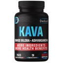 9in1 Kava Kava 캡슐 5-달 공급 15:1 수면, 마음 & 면역 지원에 대 한 추출- 9 자연 허브 포함 Ginkgo, Ashwagandha, Graviola, Valerian & 더-150 Vegan 캡슐