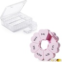 작은 플라스틱 Bead Storage for Jewelry Making and Pill 주최자 귀여운