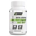 Herbolab Multivitamin는 매일, 최대 힘 비타민 A, C, D, E, K, B1, B2, B6, B12, Niacin, 칼슘, 마그네슘, 아연, 셀렌, 구리, 망간, Lycopene를 가진 크롬, 60 조사 2 Mo 공급을 가진 크롬을 일단