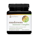 Youtheory Mushroom Immune Complex - Vegan Immune 지원 보충교재 * - Chaga, Cordyceps, Lion's Mane, Maitake & More - 60 채식 캡슐과 유기 버섯 혼합