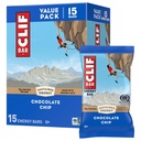 CLIF BAR - 에너지 단백질 바 - 초콜릿 칩 - 유기 귀중품 - 에너지 바 - Non-GMO - (15 팩)