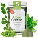 Zahler 코어 그린 분말 영양 보충제 - Superfood Powder - 슈퍼 그린 주스 및 스무디 믹스 - Spirulina, Chlorophyll 및 More - Kosher Superfood