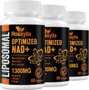 1300 MG Liposomal NAD+ 보충교재 | 가장 높은 흡수 | 가장 순수한 NAD 보충물은 NAD+를 밀어줍니다 Effetively | NAD+의 부스트 노후화, 셀룰러 에너지, 장수| 180 Count