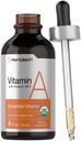 Horbäach Vitamin A Liquid | 4 fl oz | 유기 분수 코코넛 오일로 보충 | Non-GMO, 글루텐 프리